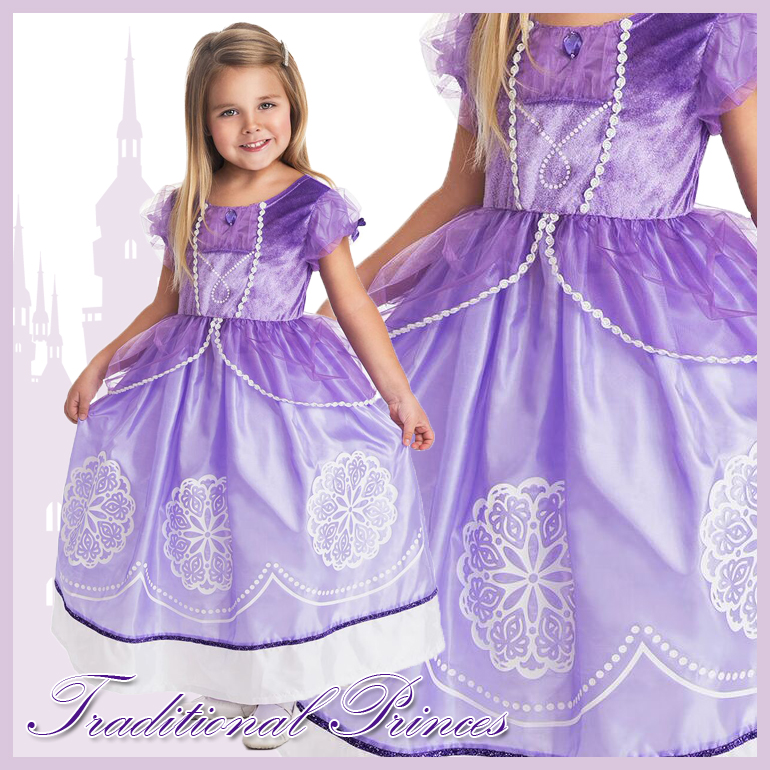 Traditional Princess なりきりソフィア ラベンダープリンセスドレス